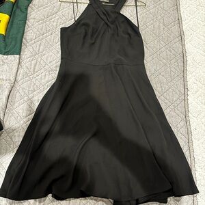 Express Black Fit and Flare Dress